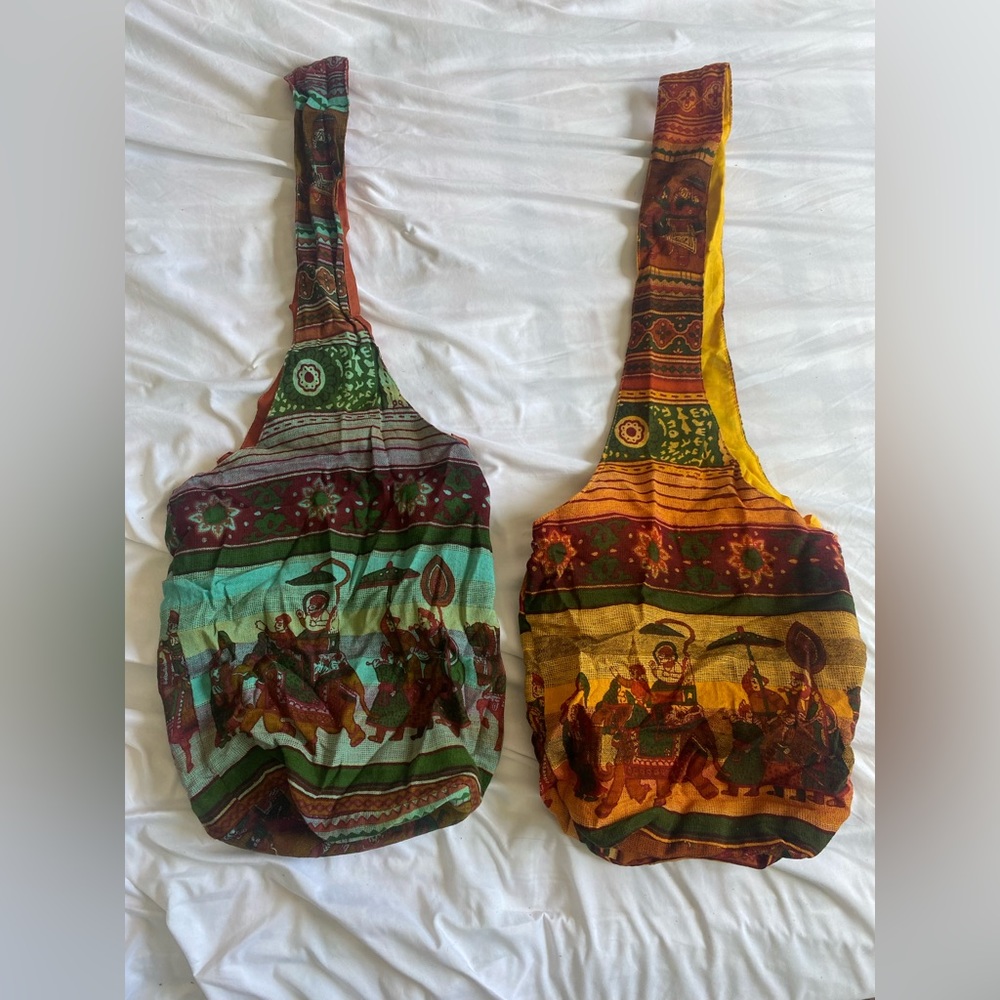 Set of Two Aztec Shoulder Bags